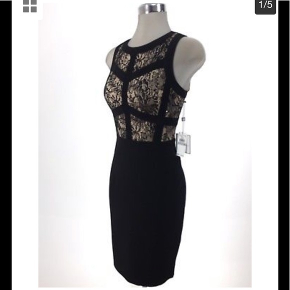 Laundry by Shelli Segal Sequins Caged,Black/NWT - Picture 2 of 5